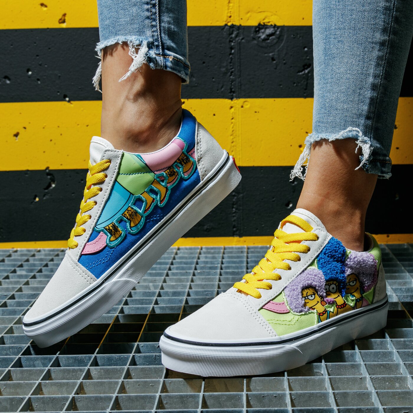 Дамски маратонки VANS UA OLD SKOOL vn0a4bv521m цвят многоцветен