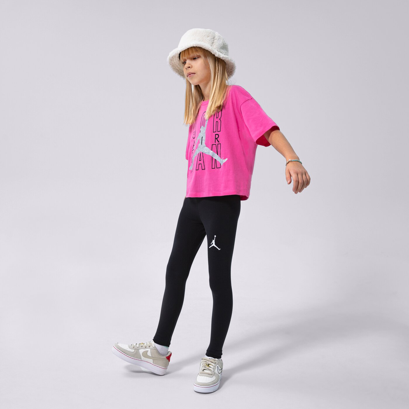 Детски панталони JORDAN КЛИН JDG JUMPMAN CORE LEGGING G 45a438-023 цвят черен