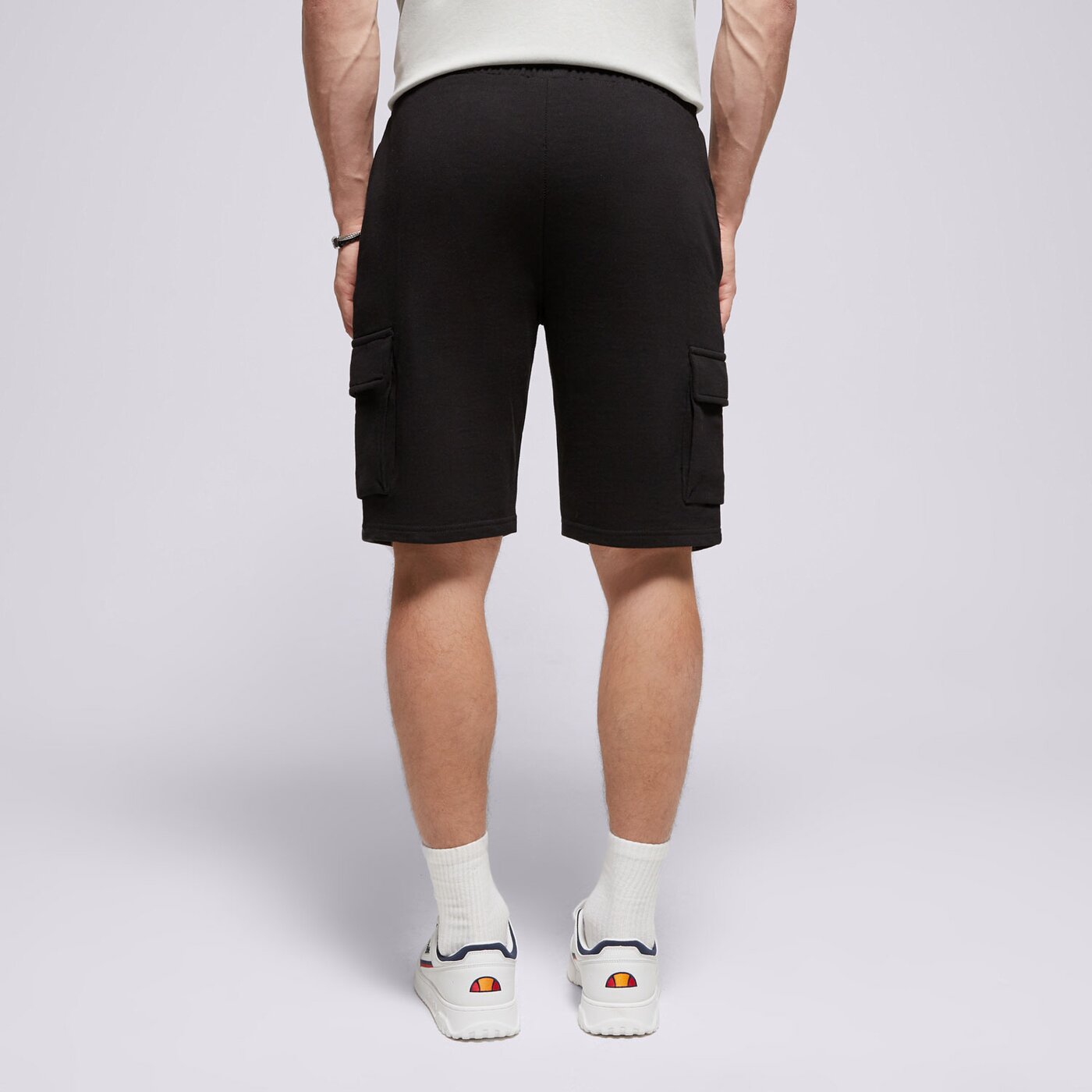 Мъжки къси панталони ELLESSE ШОРТИ VIZZINI CARGO SHORTS BLK smg23453011 цвят черен