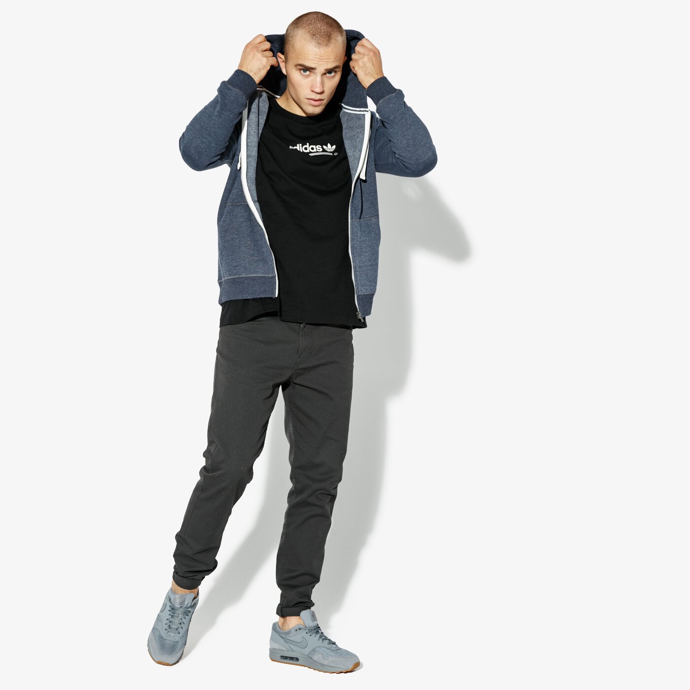 Мъжки суичър CONFRONT СУИТЧЪР KING cfv38blm01001 цвят тъмносин