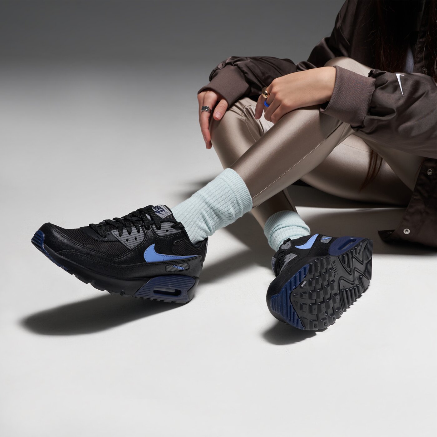 Детски маратонки NIKE AIR MAX 90 NN GS hq3812-001 цвят черен