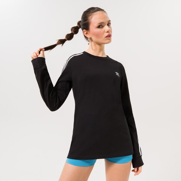 Дамска тениска ADIDAS ТЕНИСКА 3STR LONGSLEEVE gn2911 цвят черен