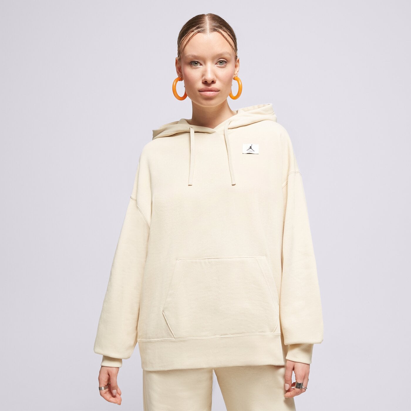 Дамски суичър JORDAN СУИТЧЪР С КАЧУЛКА W J FLIGHT FLC H dq4603-234 цвят бежов
