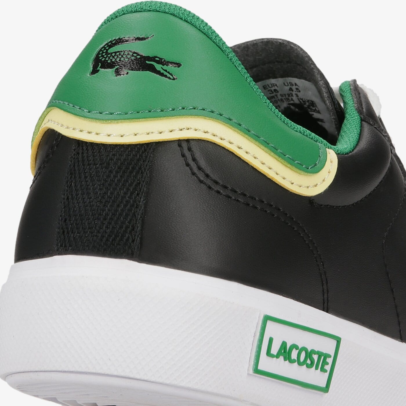 Детски маратонки LACOSTE POWERCOURT 0922 2 SUJ 743suj00161b4 цвят черен