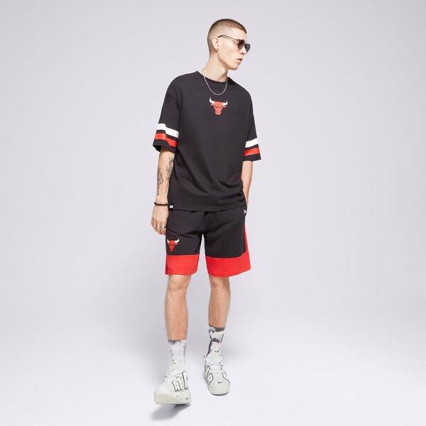 Мъжки къси панталони NEW ERA ШОРТИ NBA COLOUR BLOCK SHORT BULLS CHICAGO BULLS 60416373 цвят черен