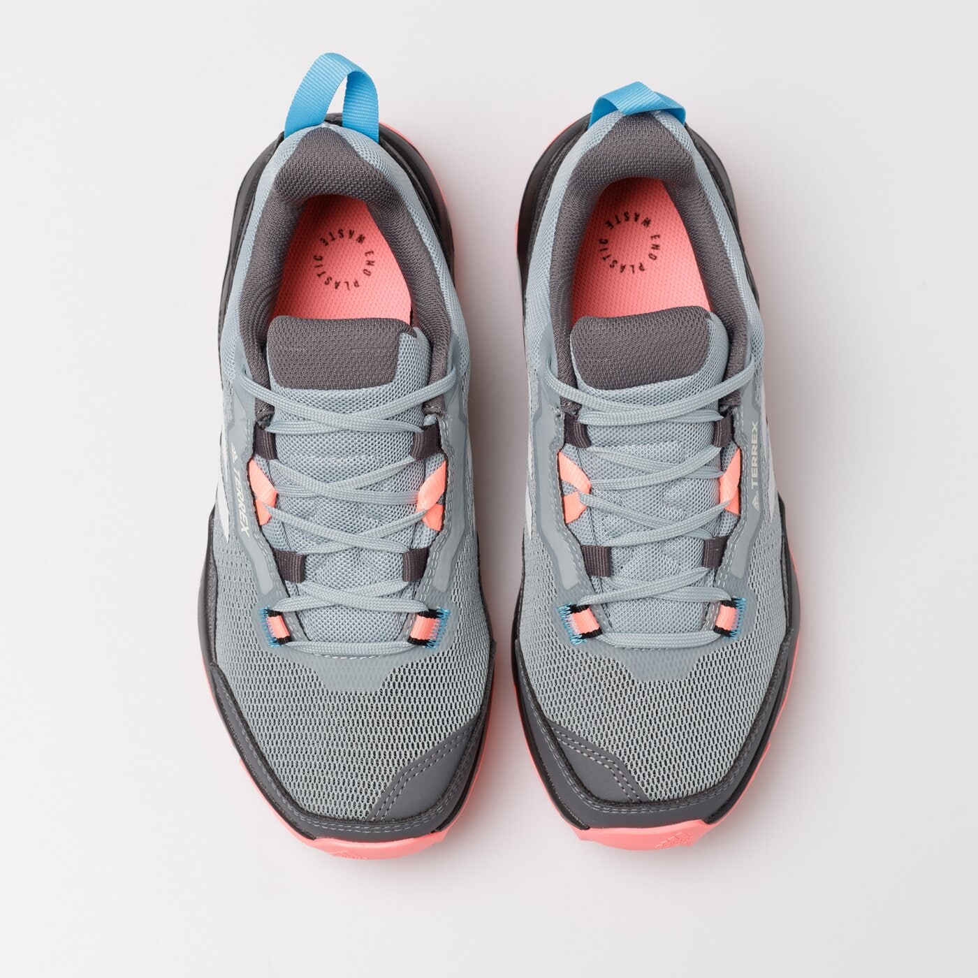 Дамски туристически обувки ADIDAS TERREX AX4 W gv7506 цвят сив