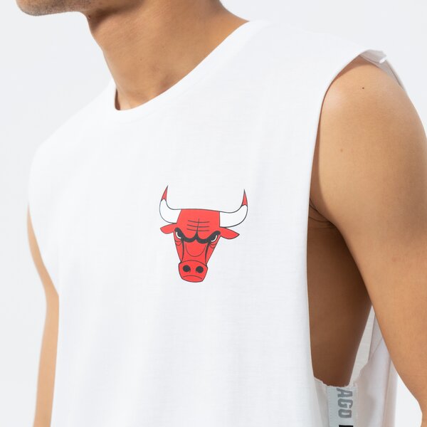 Мъжка тениска NEW ERA ПОТНИК NBA LOGO TAPING SLESS BULLS CHICAGO BULLS WHI 13083913 цвят бял