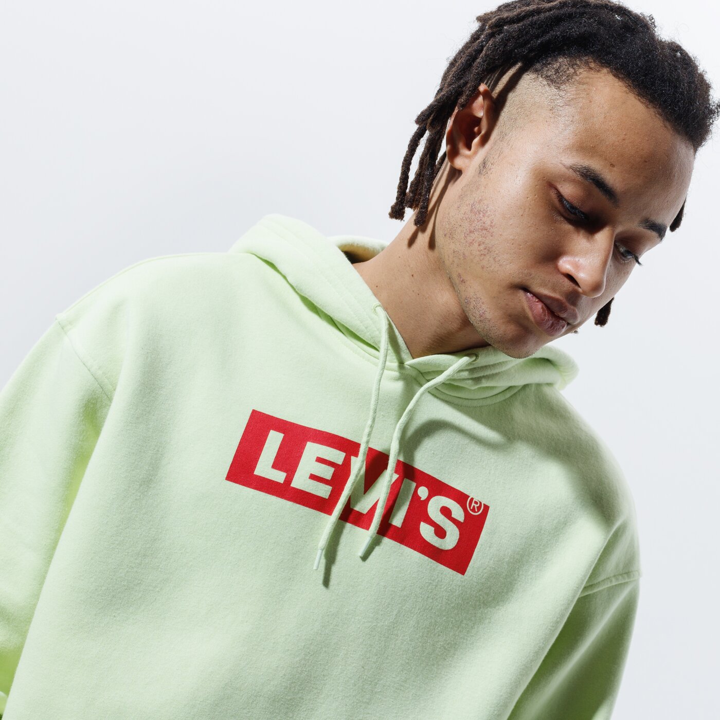 Мъжки суичър LEVI'S СУИТЧЪР С КАЧУЛКА T3 RELAXD GRAPHIC HOODIE 38821-0040 цвят зелен