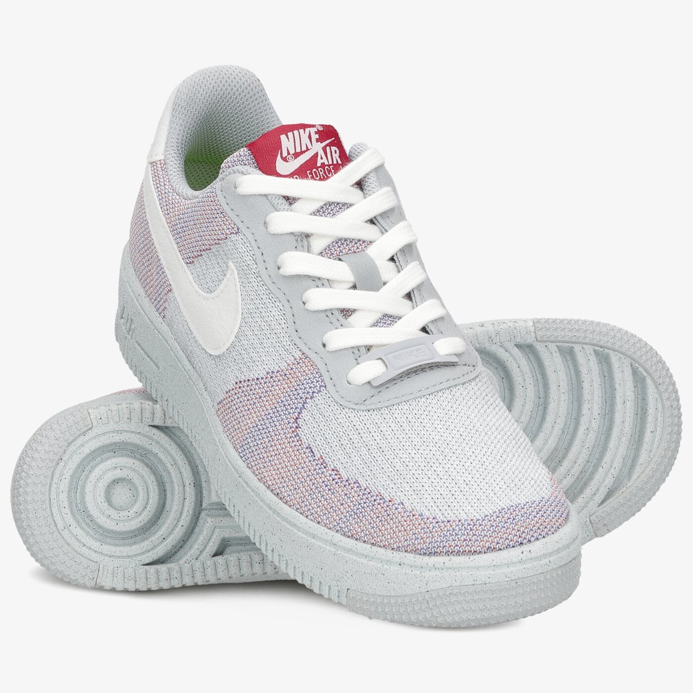 Детски маратонки NIKE AIR FORCE 1 CRATER FLYKNIT dh3375-002 цвят сив