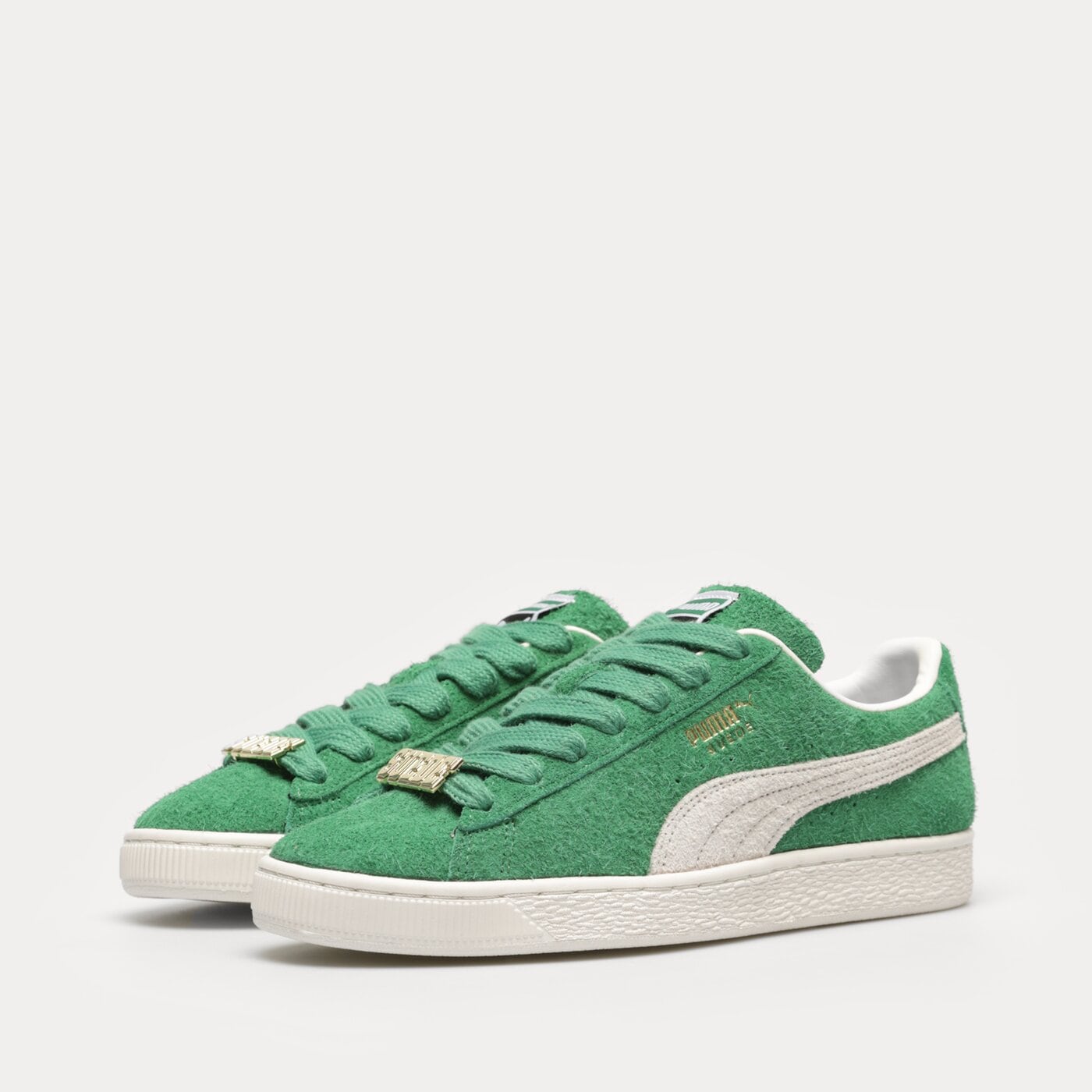 Мъжки маратонки PUMA SUEDE FAT LACE 39316702 цвят зелен