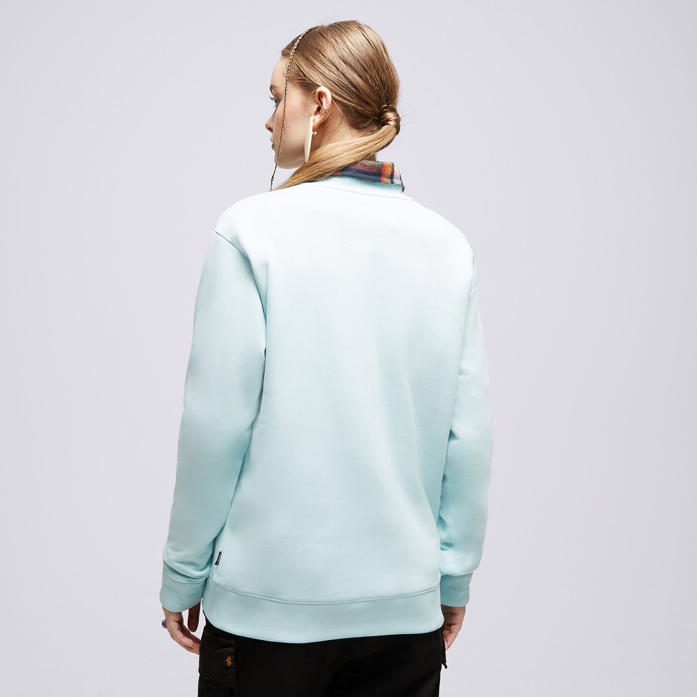 Дамски суичър VANS СУИТЧЪР FLYING V BFF CREW vn00046xg5o цвят син