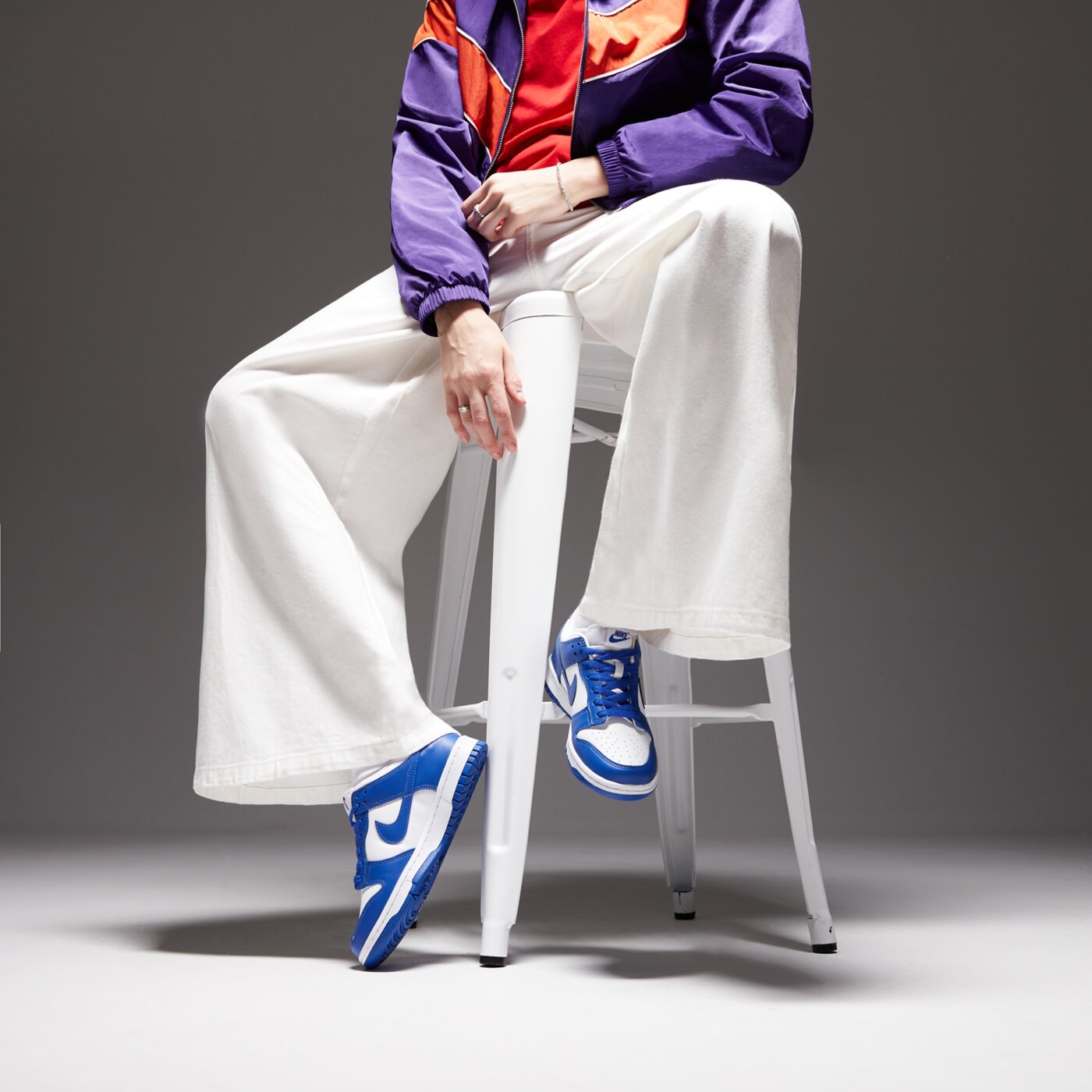 Детски маратонки NIKE DUNK LOW BG fb9109-131 цвят син