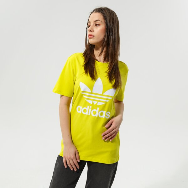 Дамска тениска ADIDAS ТЕНИСКА TREFOIL TEE he6872 цвят жълт