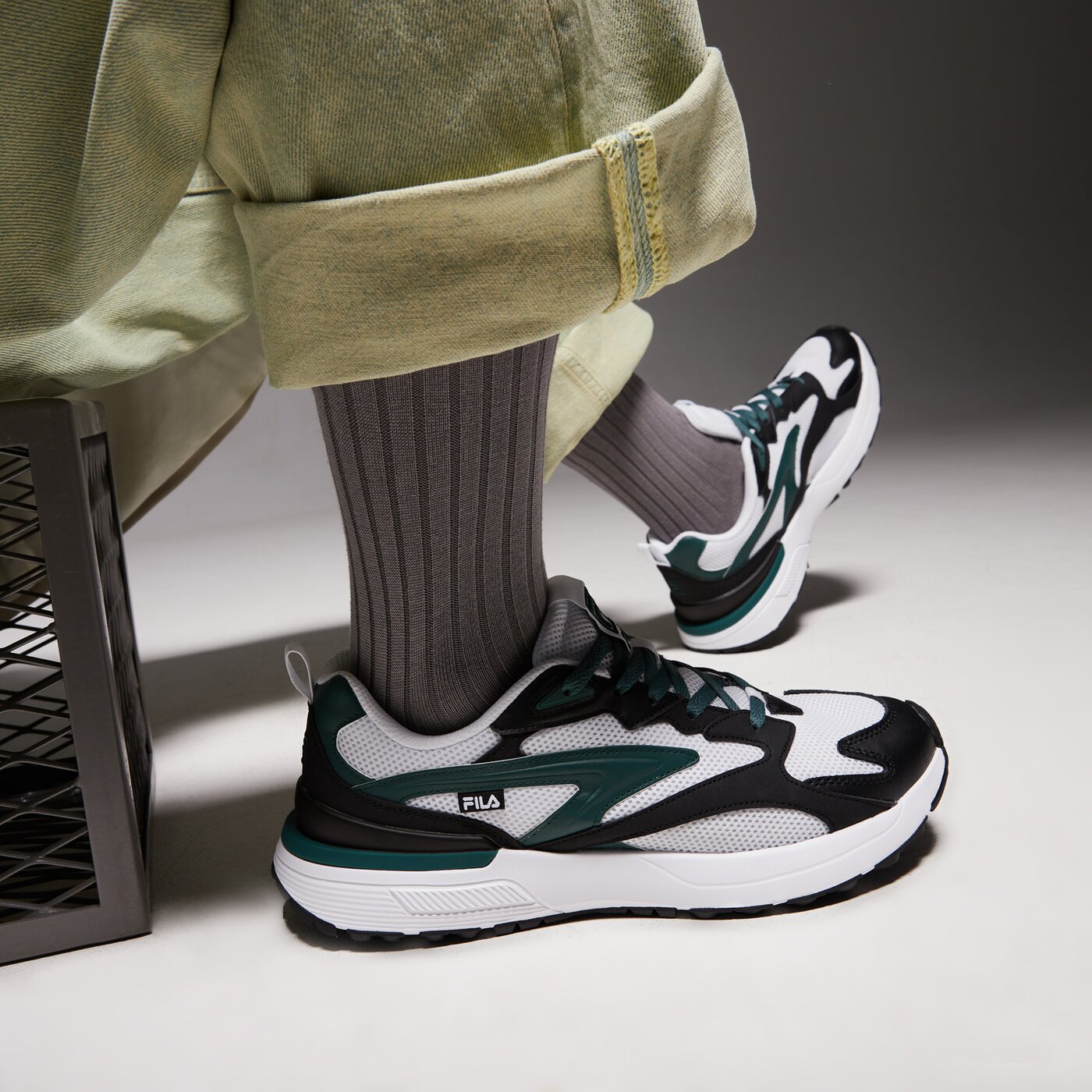 Мъжки маратонки FILA ZAGATO V3 1fm02744116 цвят бял