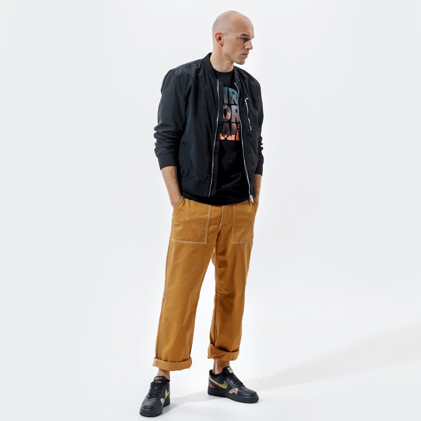 Мъжка тениска JORDAN ТЕНИСКА JUMPMAN CLASSICS dc9354-010 цвят черен