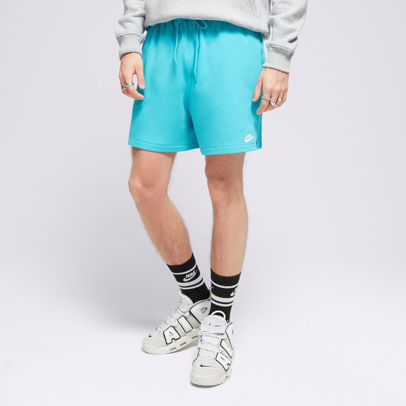 Мъжки къси панталони NIKE ШОРТИ M NK CLUB FLOW FT SHORT fn3520-345 цвят син