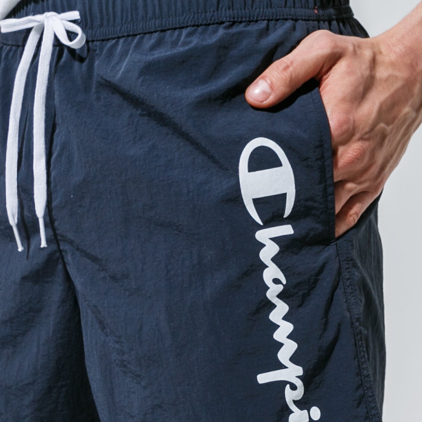 Мъжки къси панталони CHAMPION ШОРТИ BEACHSHORT 216068bs501 цвят тъмносин