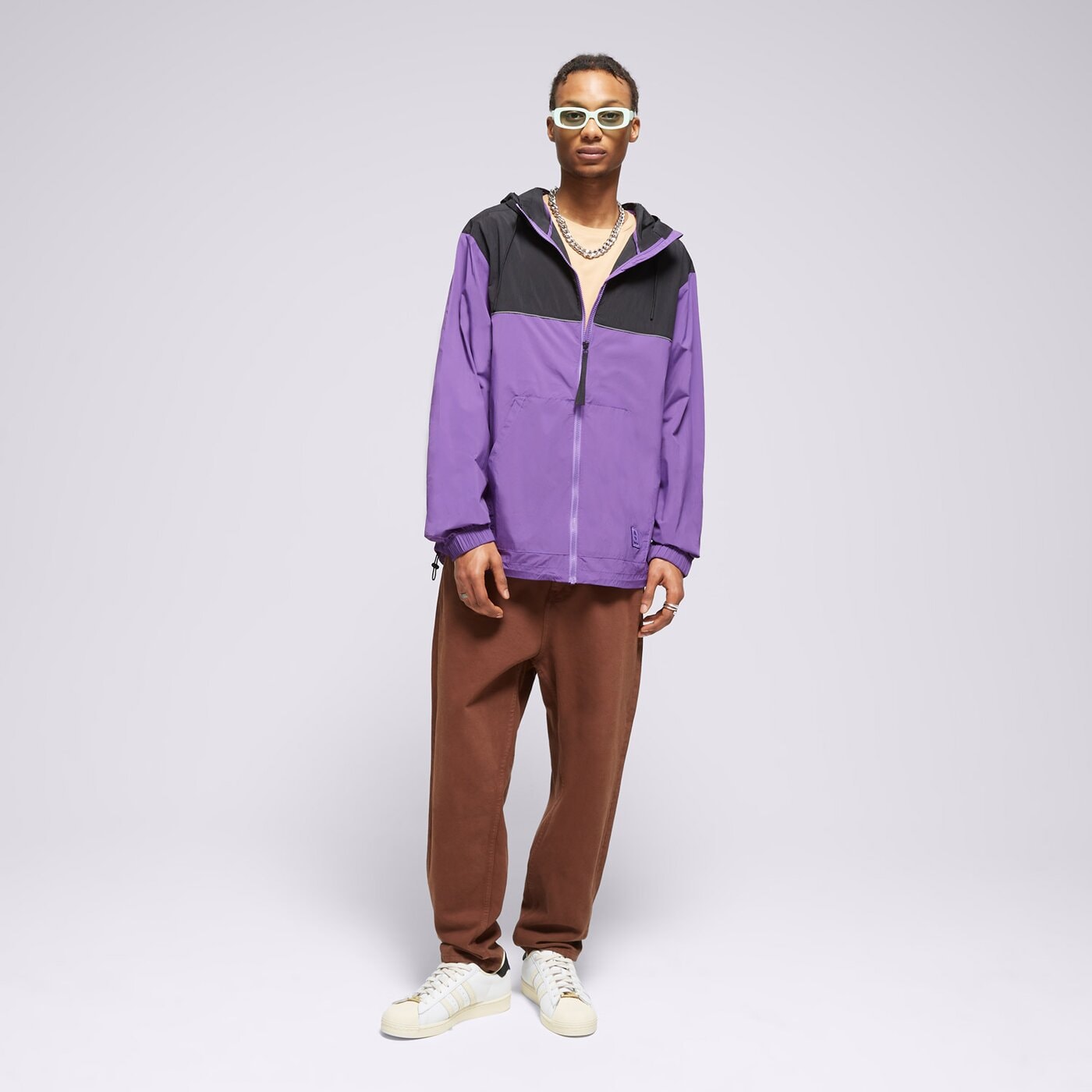 Мъжко преходно яке TIMBERLAND ЯКЕ WINDBREAKER FULL-ZIP JACKET tb0a5rexej91 цвят виолетов