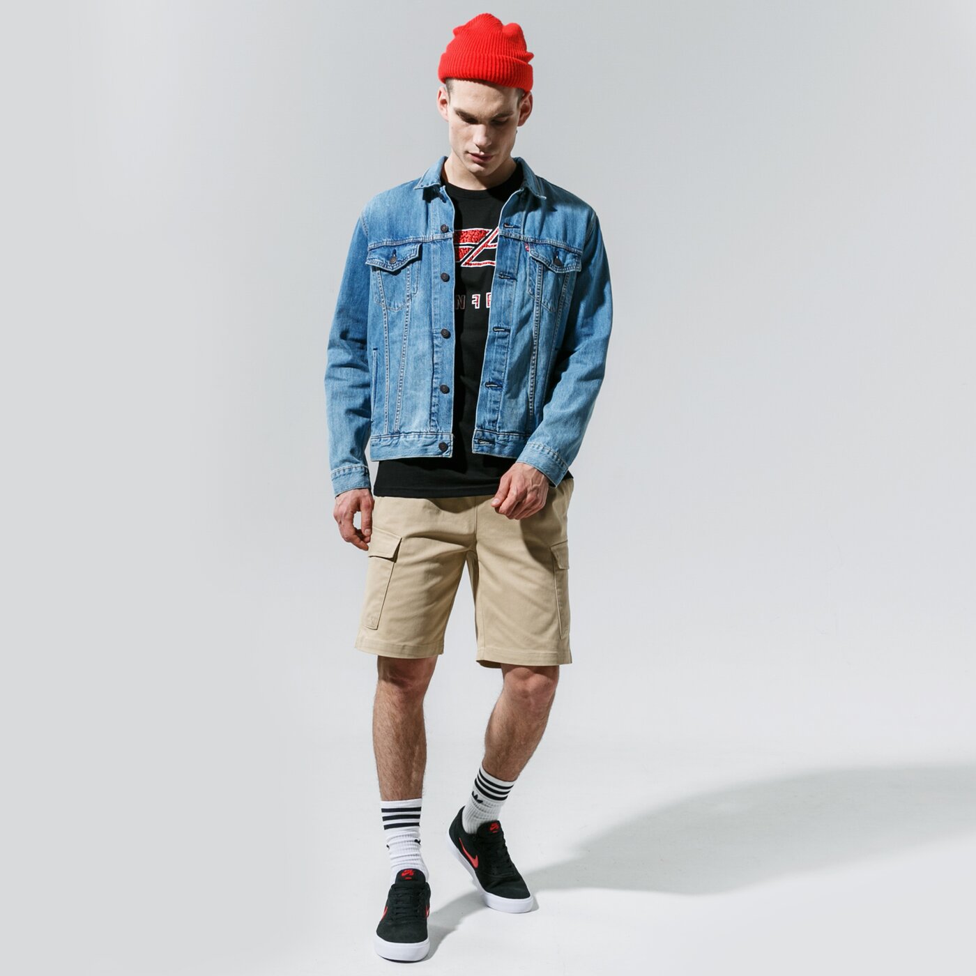 Мъжка тениска CONFRONT ТЕНИСКА LOGO BUBBLE cf320tsm69001 цвят черен