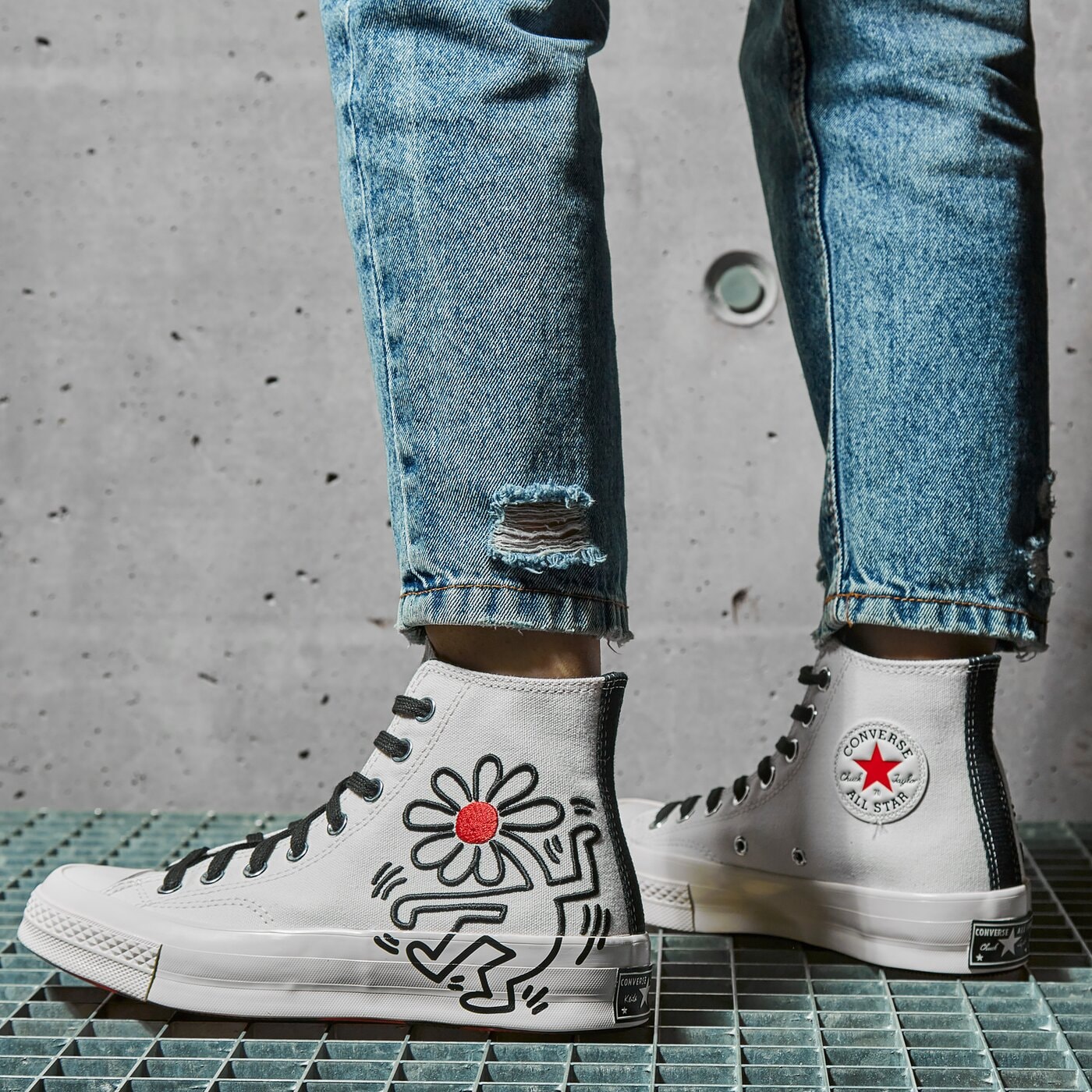 Дамски маратонки CONVERSE CHUCK 70 171858c цвят бял