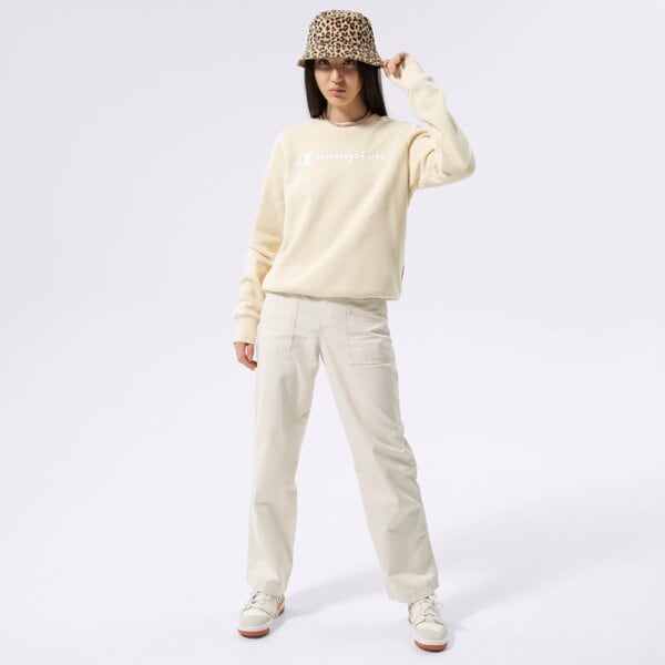 Дамски суичър CHAMPION СУИТЧЪР CREWNECK SWEATSHIRT  115391ys014 цвят бежов