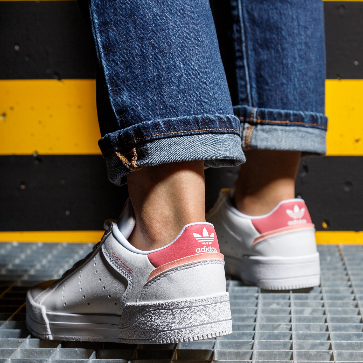 Детски маратонки ADIDAS COURT TOURINO J h00765 цвят бял