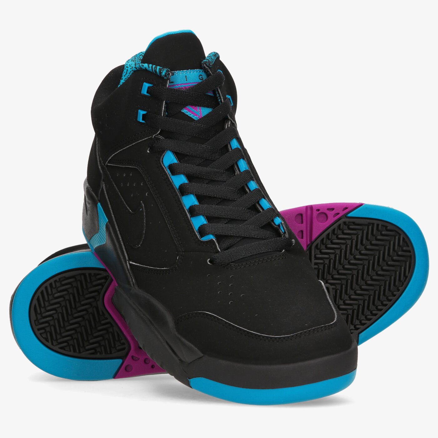 Мъжки маратонки NIKE AIR FLIGHT LITE MID dq7687-002 цвят черен