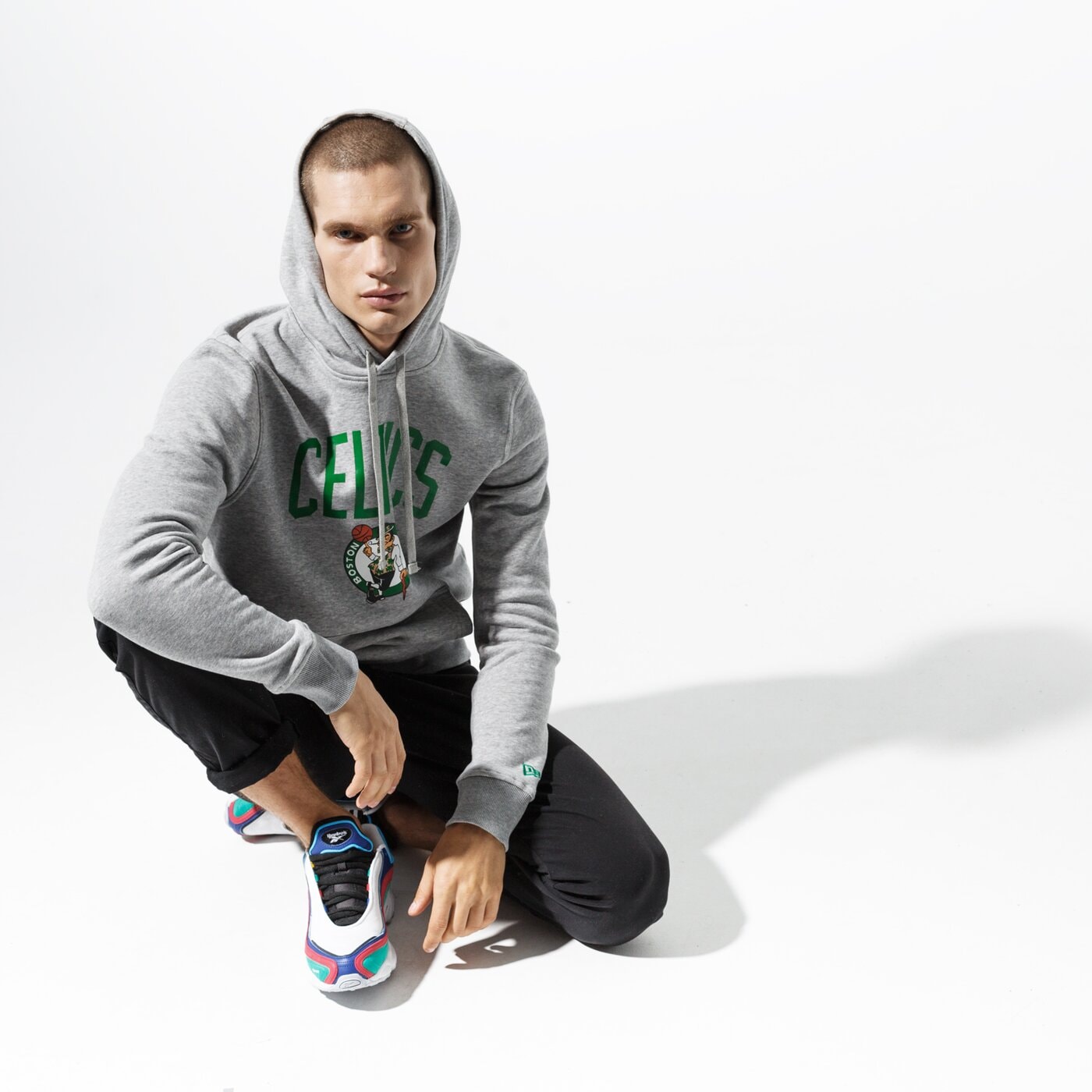 Мъжки суичър NEW ERA СУИТЧЪР TEAM LOGO BOSTON CELTICS BOSTON CELTICS GRA 11546182 цвят сив