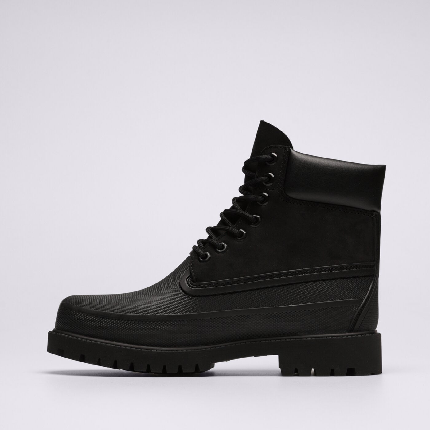 Мъжки боти TIMBERLAND 6 INCH RUBBER TOE tb0a5quc0011 цвят черен