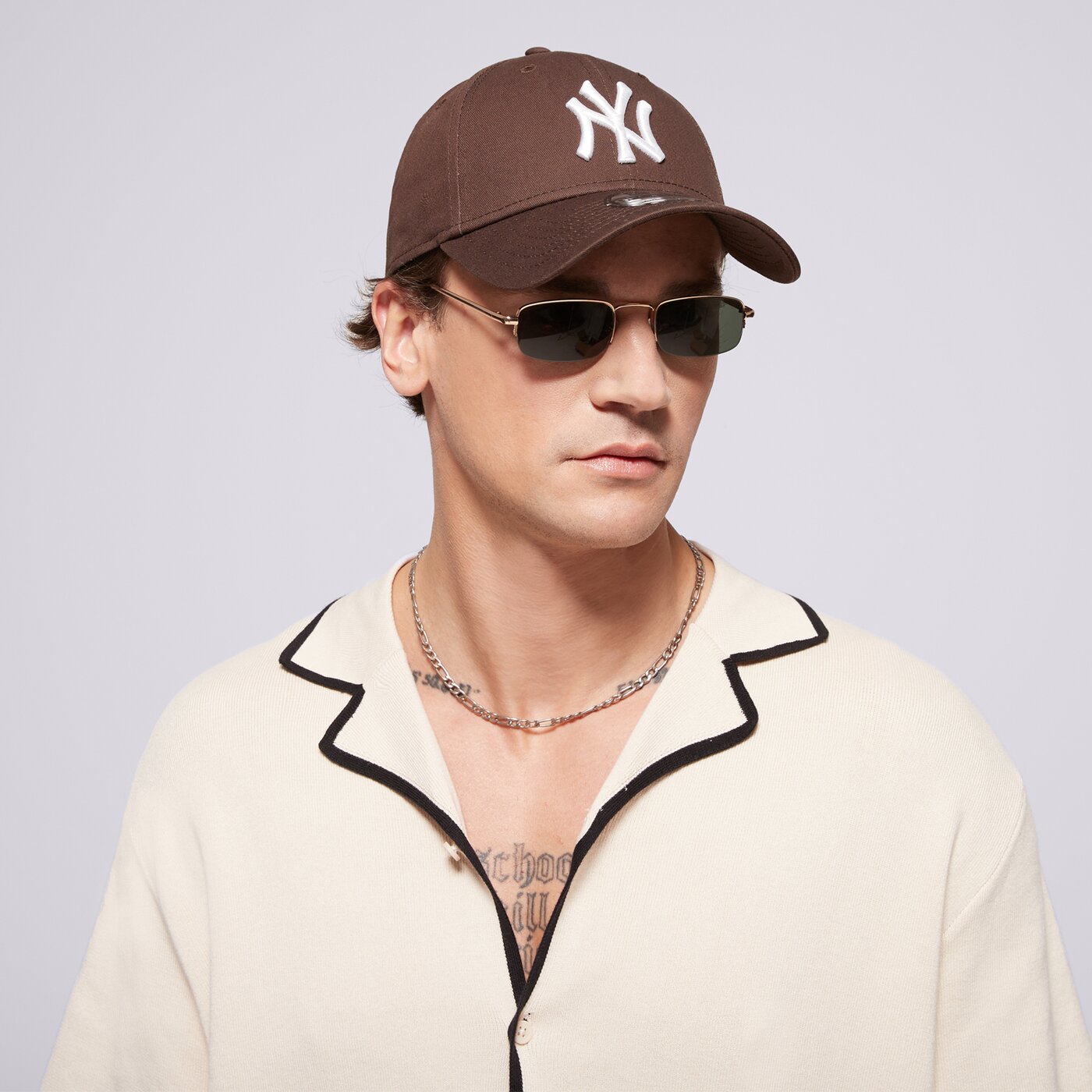 Мъжка шапка с козирка NEW ERA ШАПКА LE 940 NYY NEW YORK YANKEES 60471458 цвят кафяв