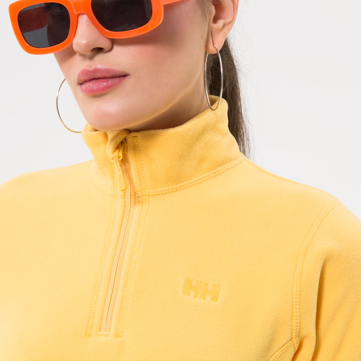 Дамски суичър HELLY HANSEN ПОЛАР W DAYBREAKER 1/2 ZIP FLEECE 50845341 цвят жълт