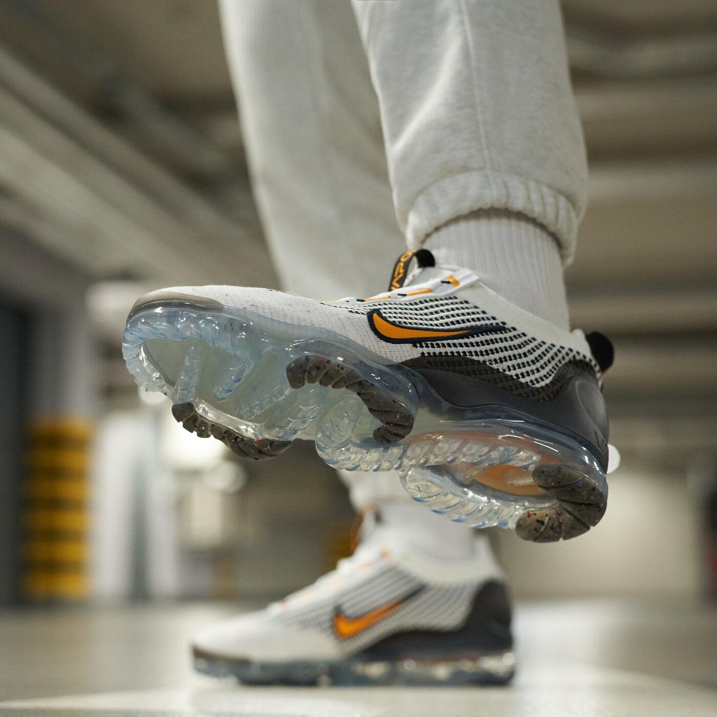 Мъжки маратонки NIKE AIR VAPORMAX 2021 FK dm0025-101 цвят бял