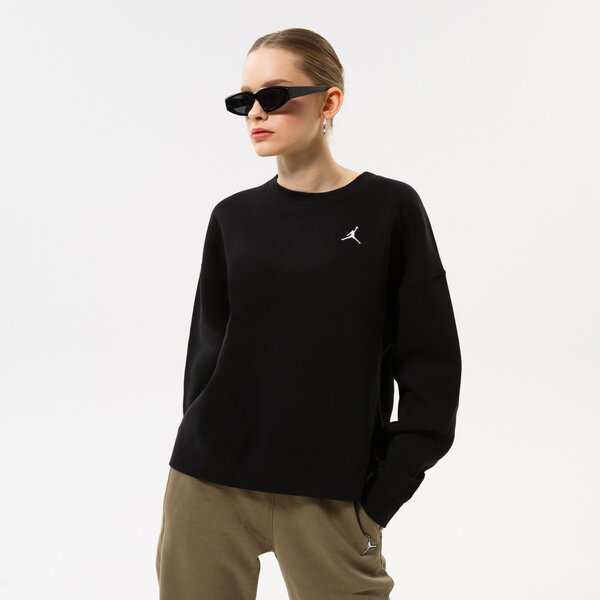 Дамски суичър JORDAN ESSENTIAL CREW SWEATSHIRT  dq4462-010 цвят черен