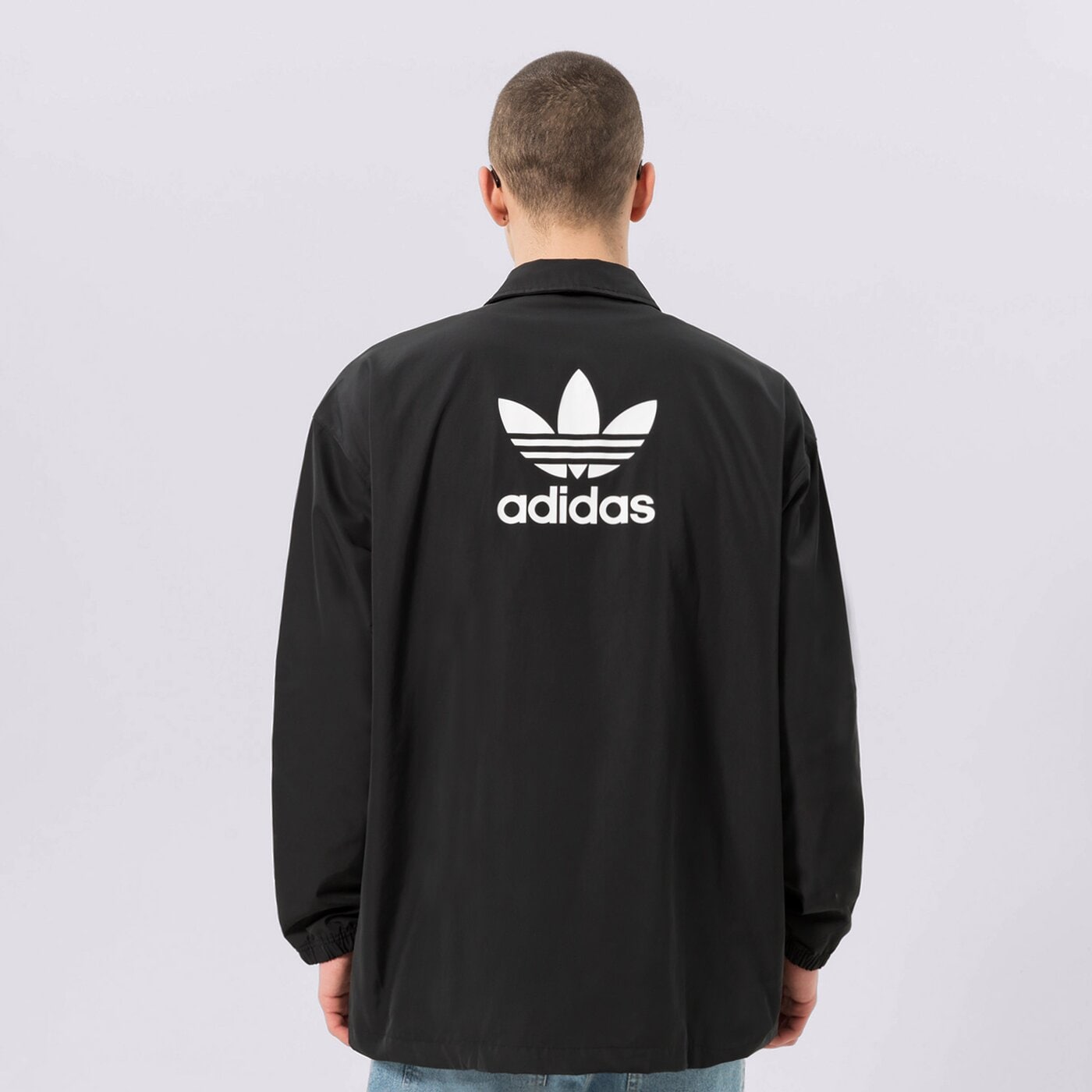 Мъжко преходно яке ADIDAS ЯКЕ COACH JACKET ia6371 цвят черен