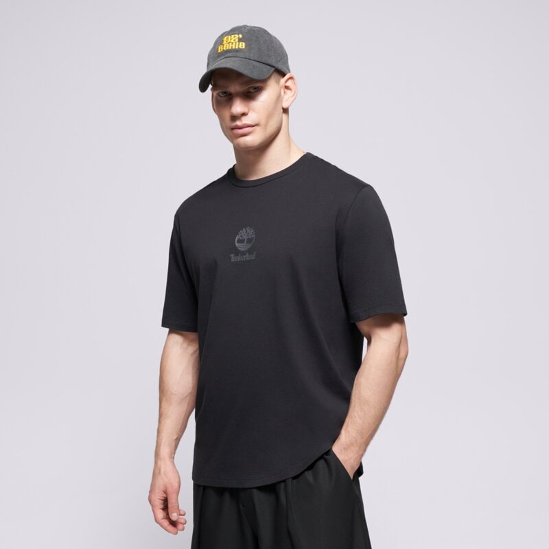 TIMBERLAND ТЕНИСКА NEW SMALL LOGO PRINT SS TEE BLACK PAVEMEN