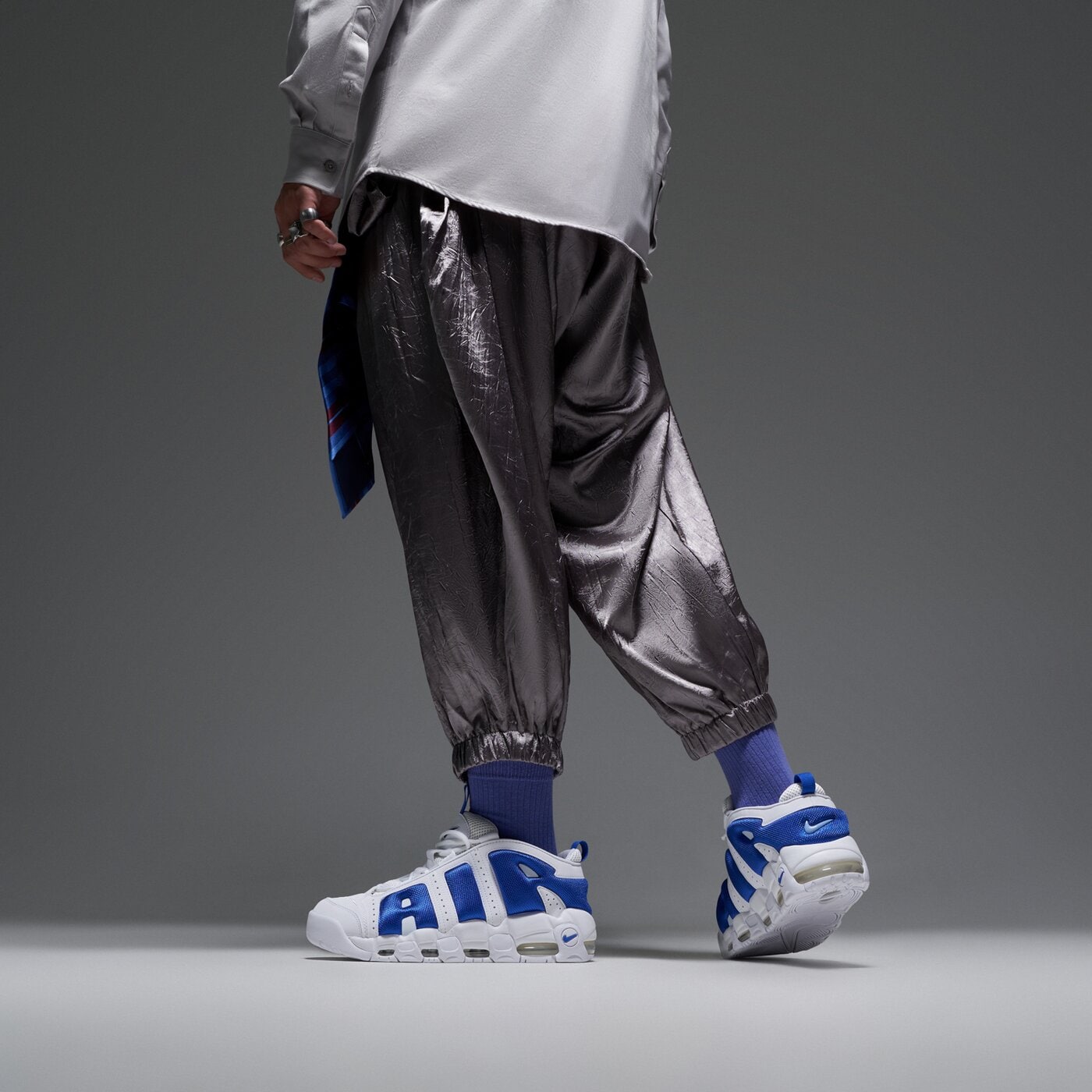 Мъжки маратонки NIKE AIR MORE UPTEMPO LOW fz3055-101 цвят бял