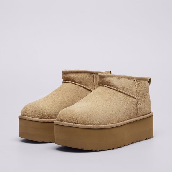 Дамски кежуал UGG CLASSIC ULTRA MINI PLATFORM 1135092-san цвят бежов