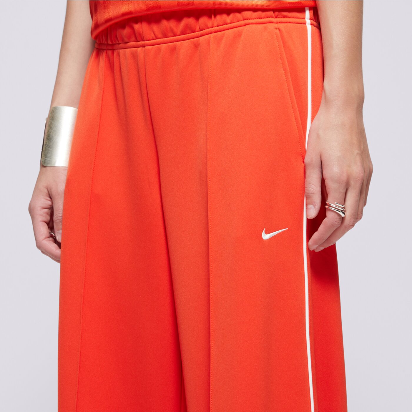 Дамски панталони NIKE ПАНТАЛОНИ W NSW WIDE LEG TRACK PNT ih8514-633 цвят черен