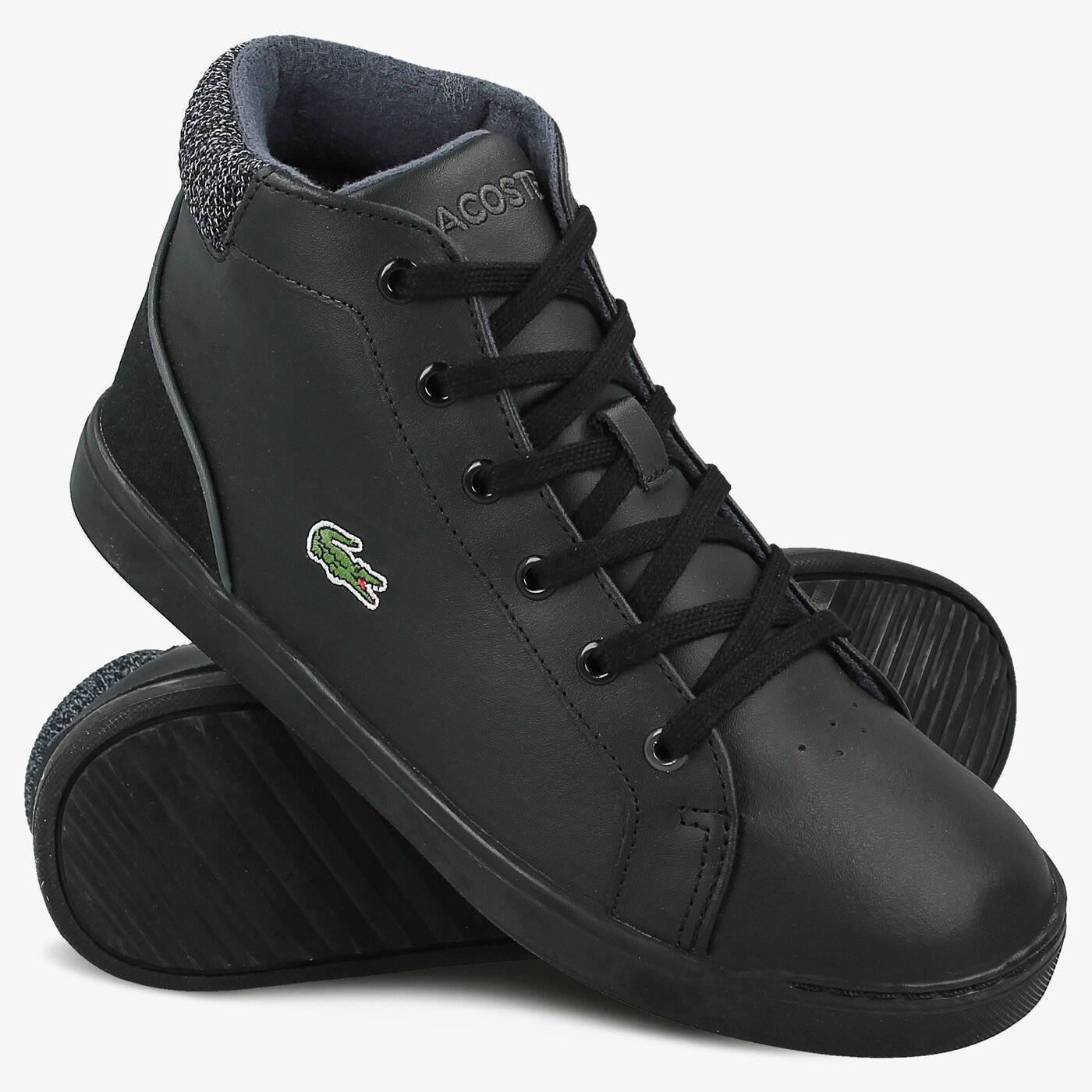 Детски маратонки LACOSTE EXPLORATEUR LACE 317 1 734caj0003024 цвят черен