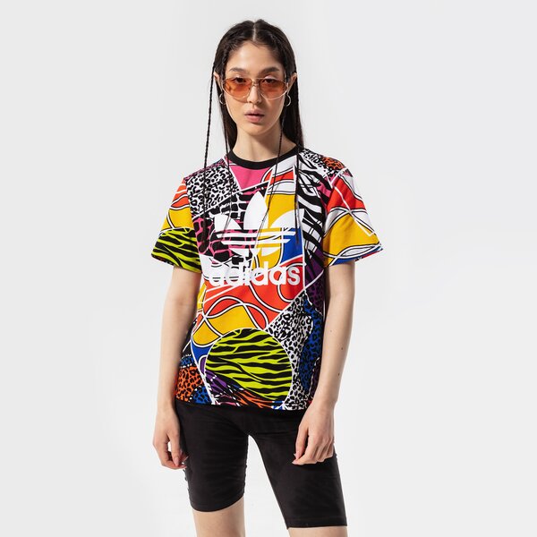 Дамска тениска ADIDAS ТЕНИСКА REGULAR TSHIRT hc4464 цвят многоцветен