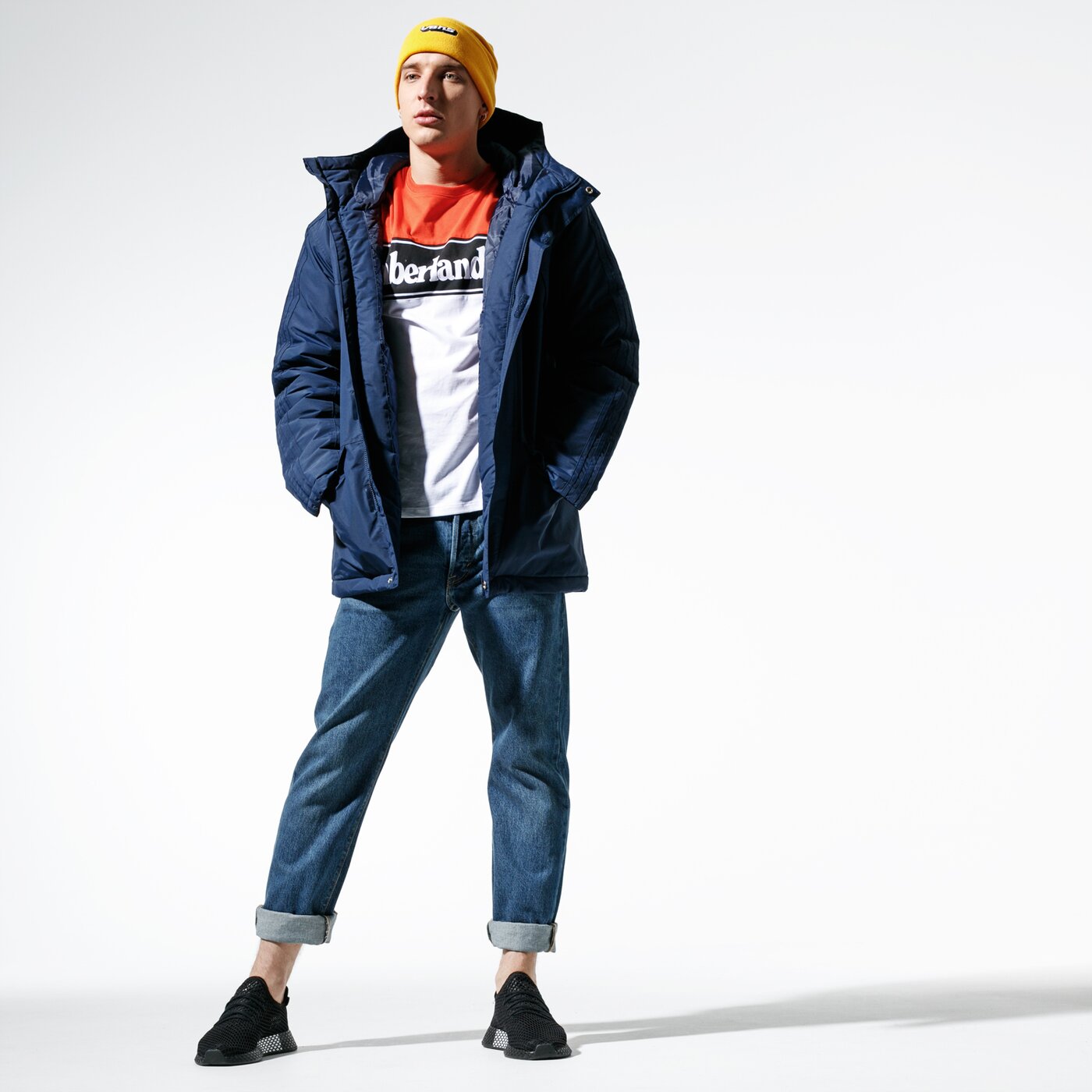 Мъжко зимно яке ADIDAS ЯКЕ FUR PARKA PADDE ed5836 цвят тъмносин