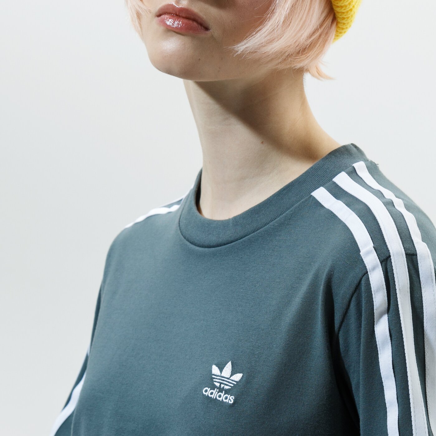 Дамска тениска ADIDAS ТЕНИСКА 3STR LONGSLEEVE gn2959 цвят зелен