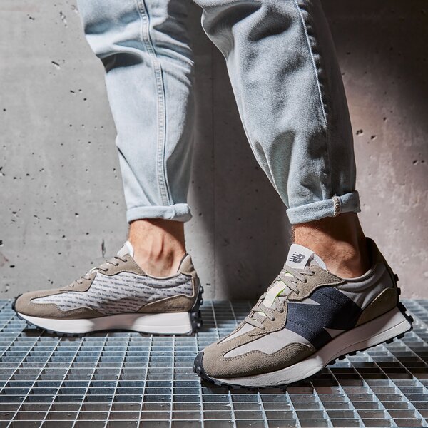 Мъжки маратонки NEW BALANCE 327  ms327ib цвят каки