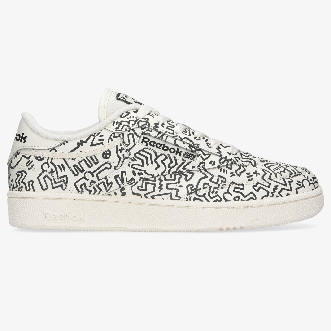 Мъжки маратонки REEBOK CLUB C KEITH HARING gz1458 цвят бял