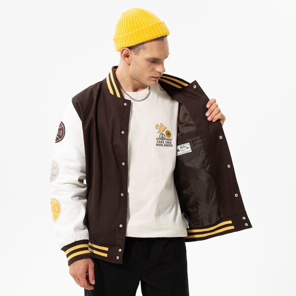 Мъжко преходно яке NEW ERA ЯКЕ HERITAGE VARSITY NE NEW ERA BRSOFW 60284780 цвят кафяв