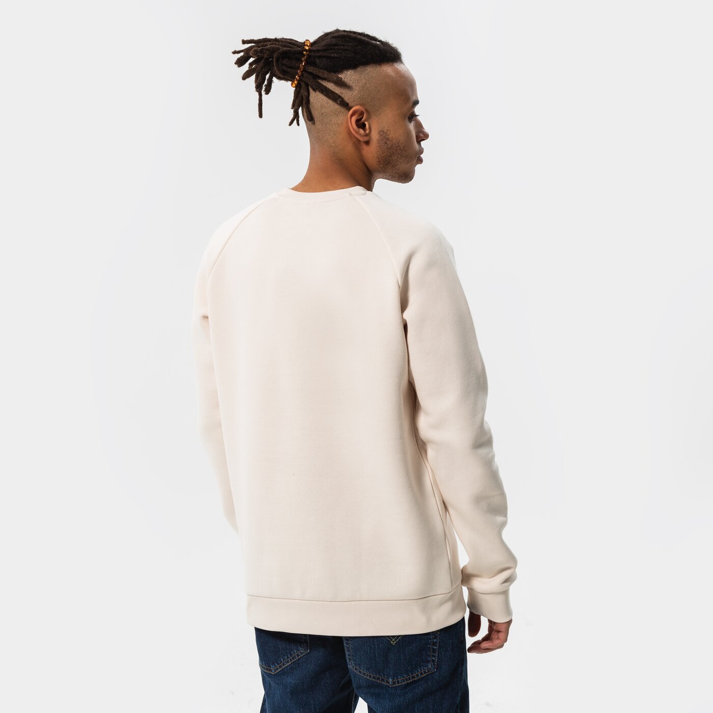 Мъжки суичър ADIDAS СУИТЧЪР ESSENTIAL CREW he9428 цвят бежов