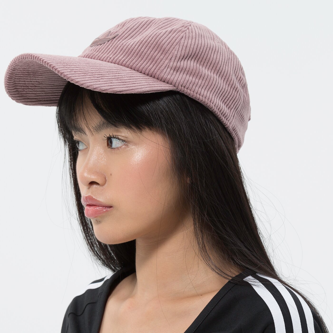 Дамска шапка с козирка ADIDAS ШАПКА CON DAD CAP hm1728 цвят виолетов