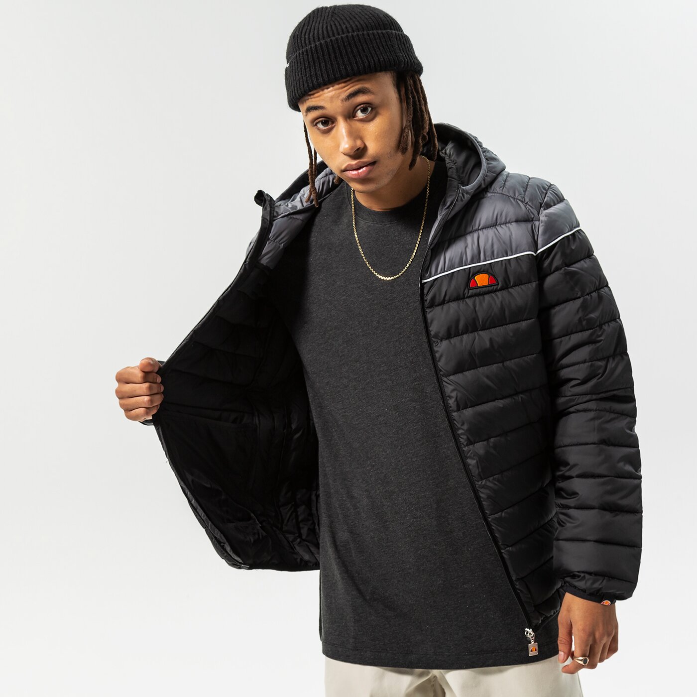 Мъжко зимно яке ELLESSE ЯКЕ ПУХЕН LOMBARDY 2 PADDED BLK shk13274011 цвят черен