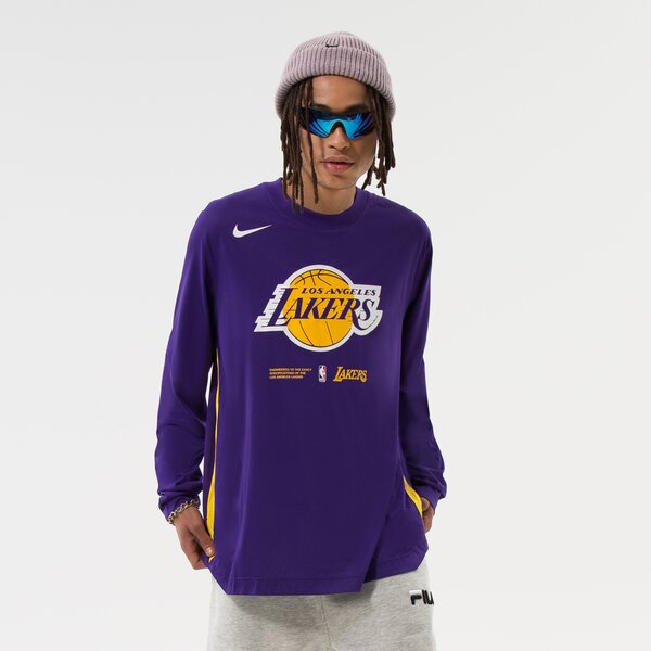 Мъжка тениска NIKE ТЕНИСКА LAL M NK DF LS ТОП PREGM NBA dn4615-504 цвят виолетов