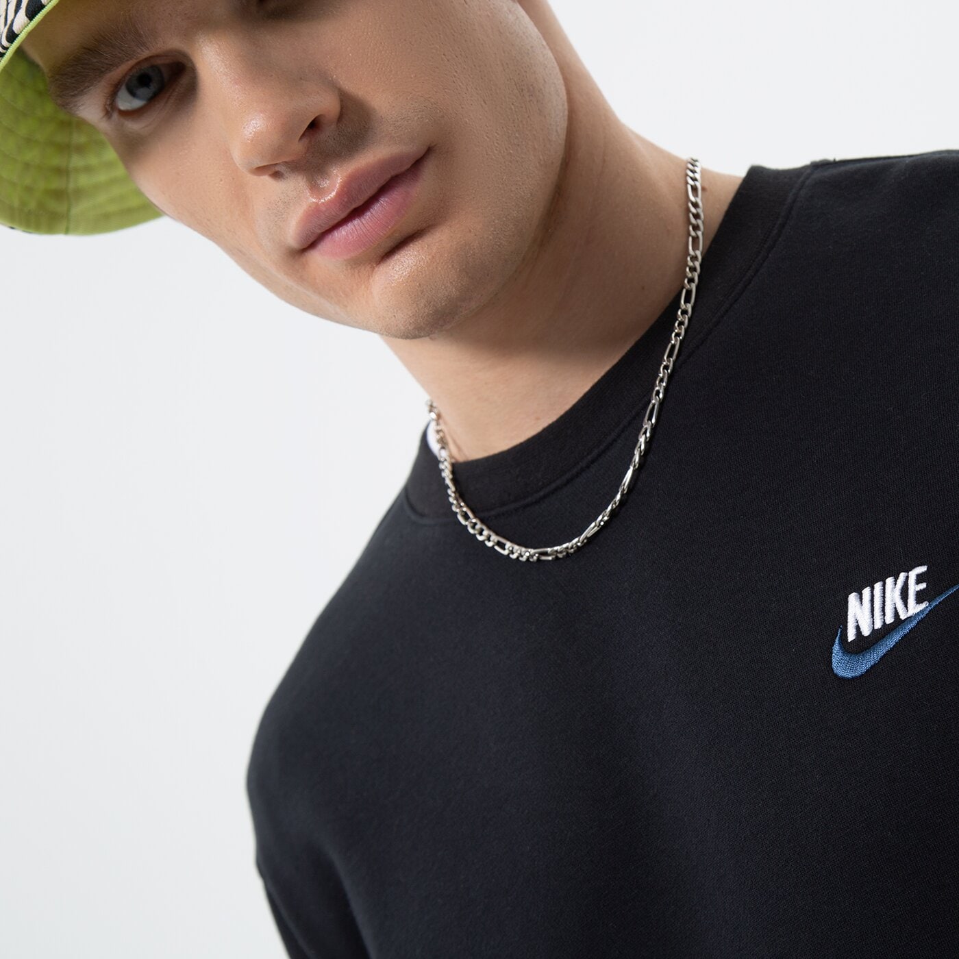 Мъжки суичър NIKE SPORTSWEAR CLUB SWEATSHIRT  dq8383-010 цвят черен